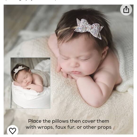 First Landings Newborn Pillow Posing Set 2 Pieces - Picture 7 of 7